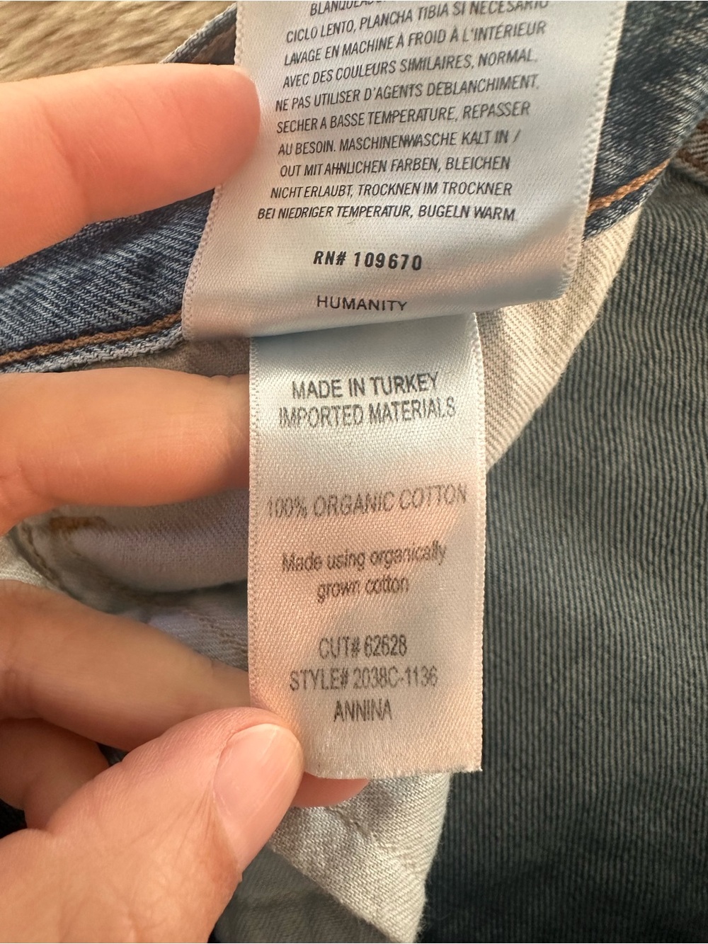 Citizens Of Humanity Straight Leg Jeans - Annina - Picture 6 of 7